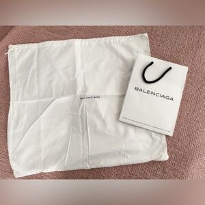 Balenciaga Large Dustbag and Small Shopping Bag